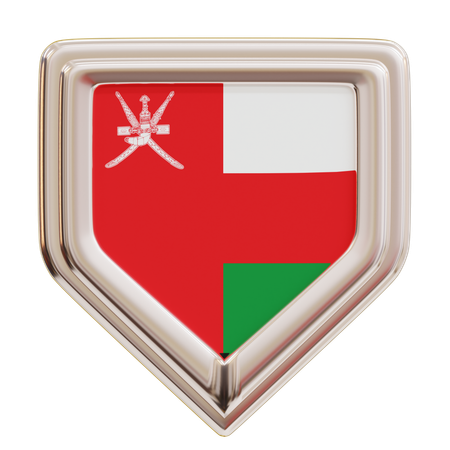 Oman Flag  3D Icon