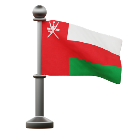 Oman Flag  3D Icon