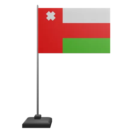 Oman Flag  3D Icon