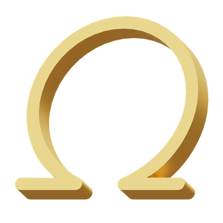 Omega  3D Icon