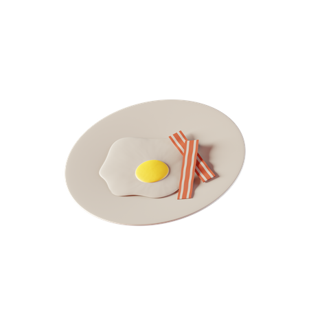 Omelet  3D Icon