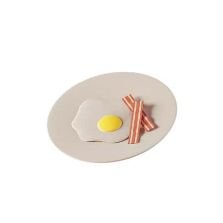 Omelet  3D Icon