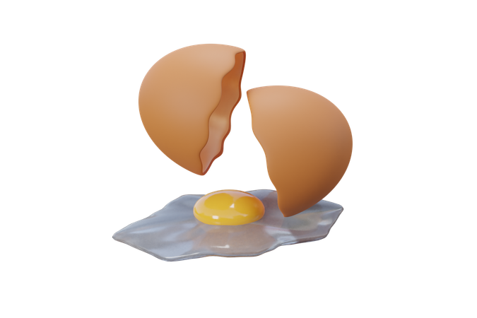 Omelet  3D Icon