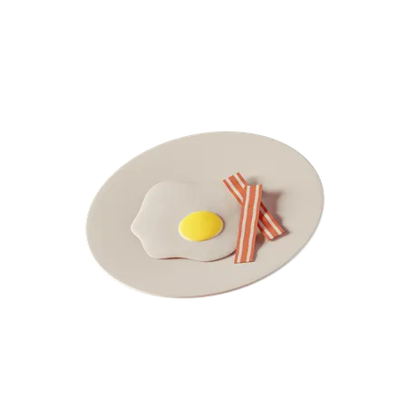 Omelet 3D Icon