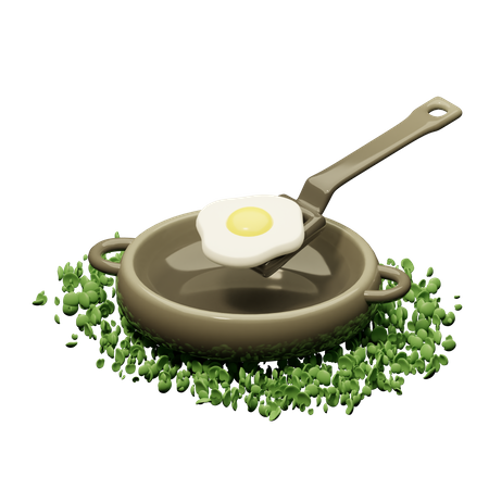 Omelet  3D Icon