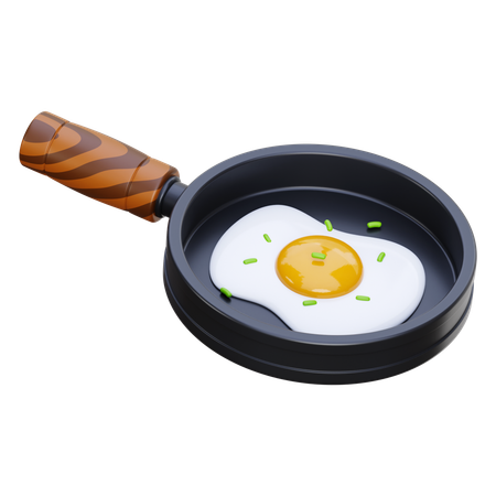 Omelete  3D Icon