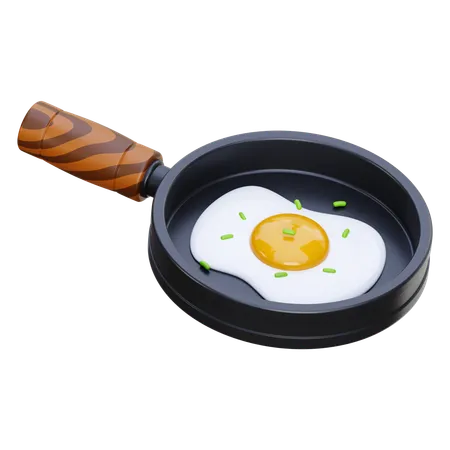 Omelete  3D Icon