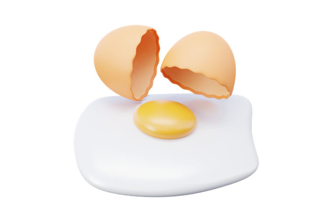 Omelete  3D Icon