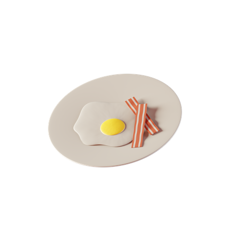 Omelete  3D Icon