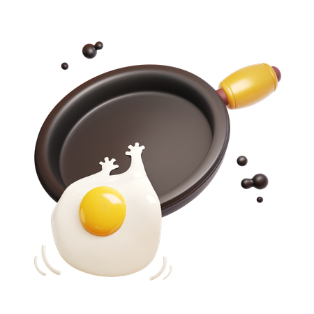 Omelete  3D Icon