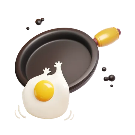 Omelete  3D Icon