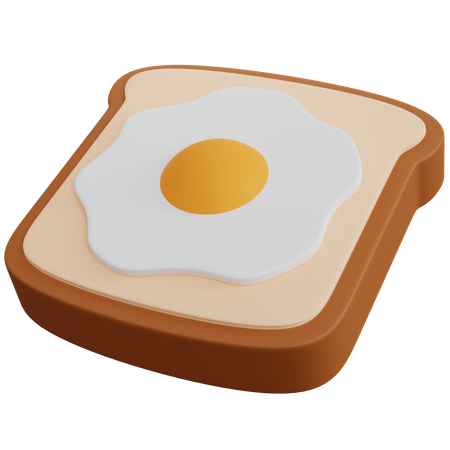 Omeletes de pão  3D Icon