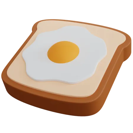 Omeletes de pão  3D Icon