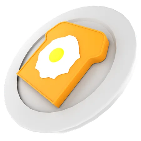 Omelette  3D Icon