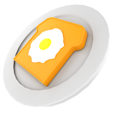 Omelette  3D Icon