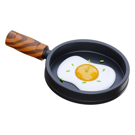 Omelette  3D Icon