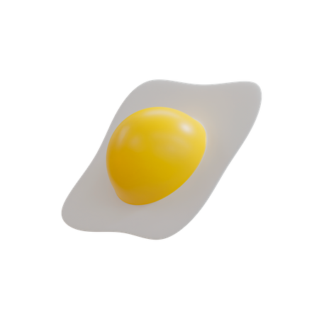 Omelette  3D Illustration