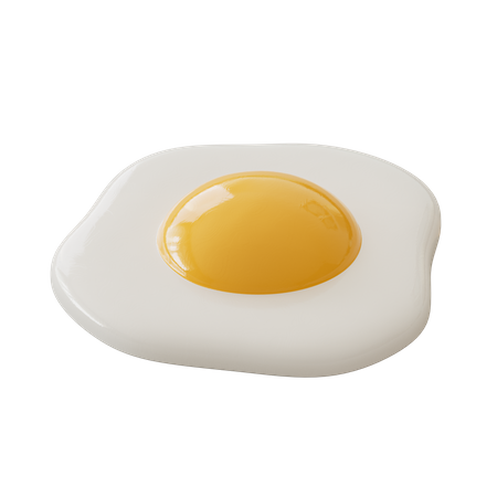 Omelette  3D Illustration