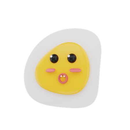 Omelette  3D Illustration