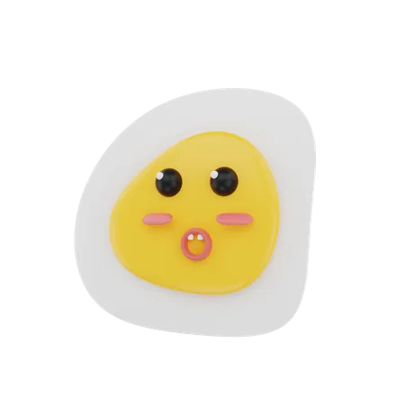 Omelette  3D Illustration