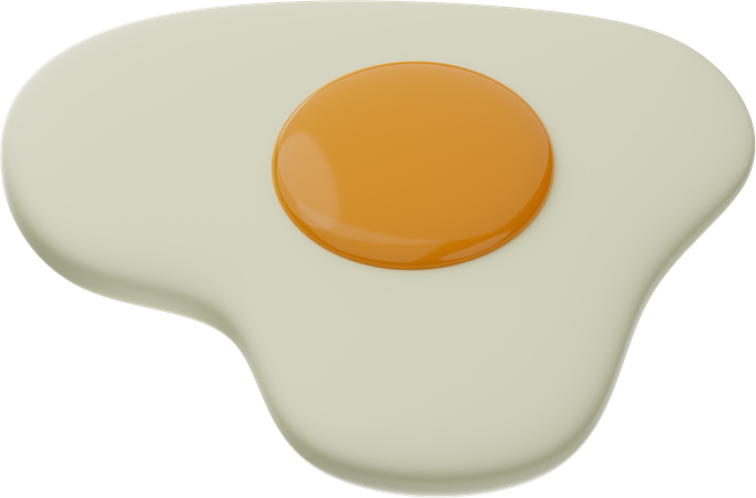 Omelette 3D Icon