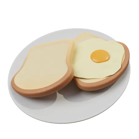 Omelette  3D Icon