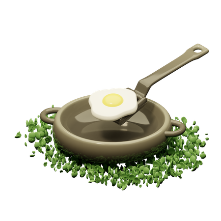 Omelette  3D Icon