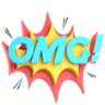 omg stickers emoji 3d