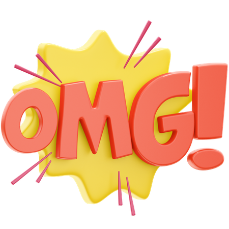 Omg Sticker  3D Icon
