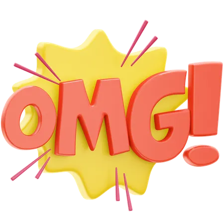 Omg Sticker  3D Icon