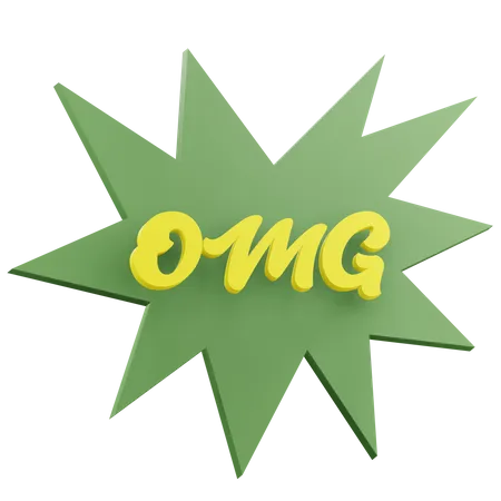 Omg Sticker  3D Icon