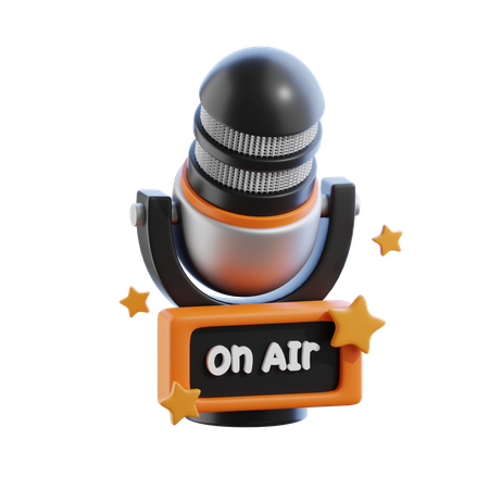 On air  3D Icon