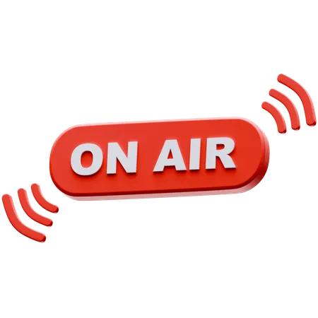 On Air  3D Icon