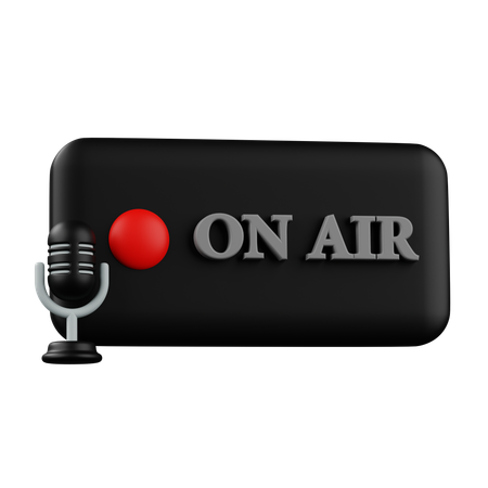 On Air  3D Icon