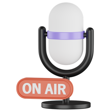 On Air  3D Icon