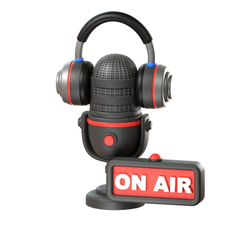 On Air  3D Icon