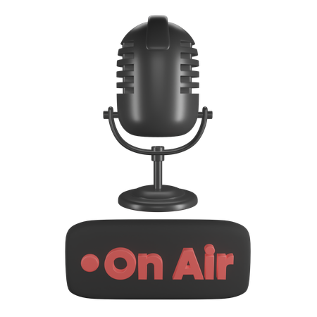 On Air  3D Icon