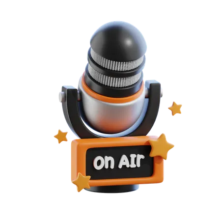 On air  3D Icon