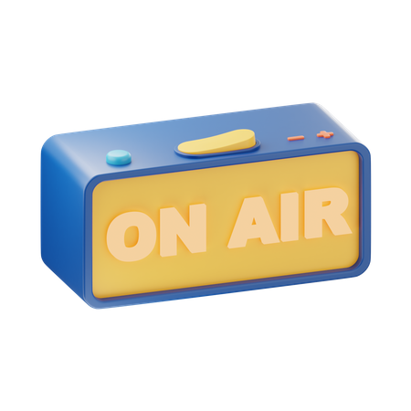 On Air  3D Icon