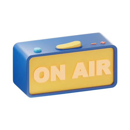 On Air  3D Icon