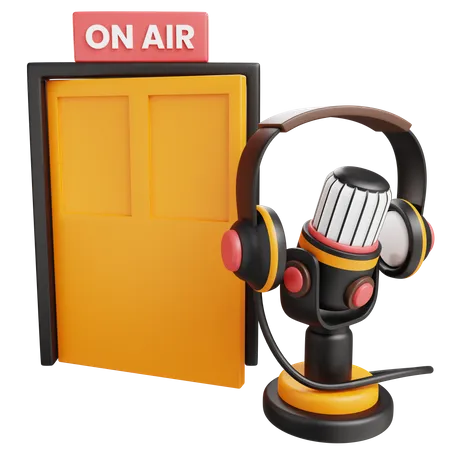 On Air  3D Icon