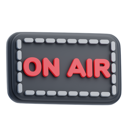 On Air  3D Icon