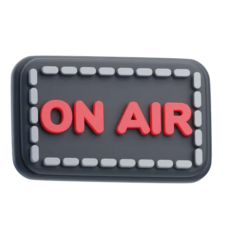 On Air  3D Icon