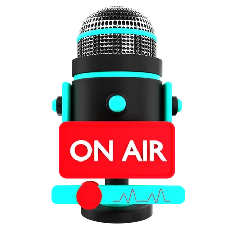 On Air  3D Icon