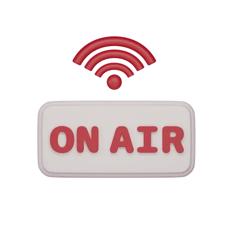 On air  3D Icon