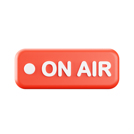 On Air  3D Icon