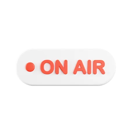 On Air  3D Icon