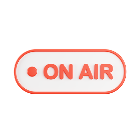 On Air  3D Icon