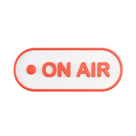 On Air  3D Icon