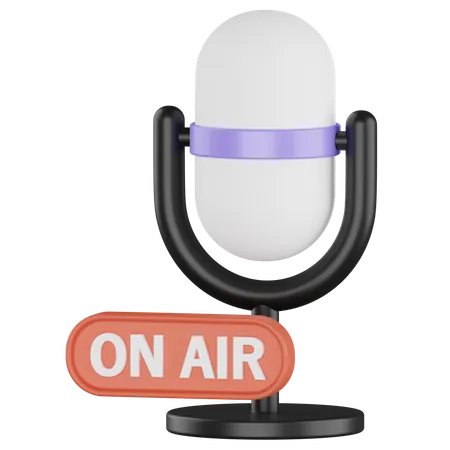 On Air 3D Icon